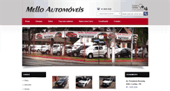 Desktop Screenshot of melloautomoveis.com.br