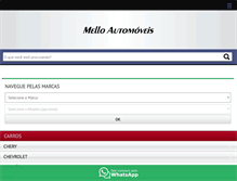 Tablet Screenshot of melloautomoveis.com.br